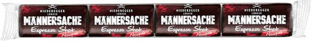 Trüffel Riegel Nougat Espresso Shot "Männersache"